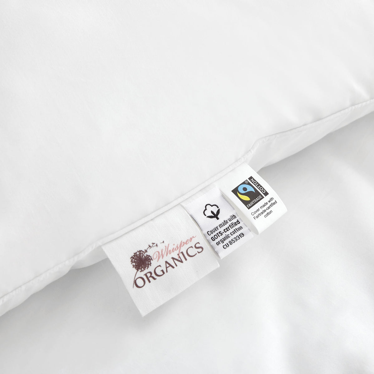 Almohada de fibra hueca sintética