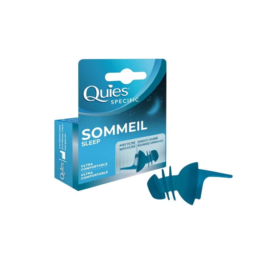 Tapones para los oídos con cancelación de ruido para dormir Quies, 2 pares