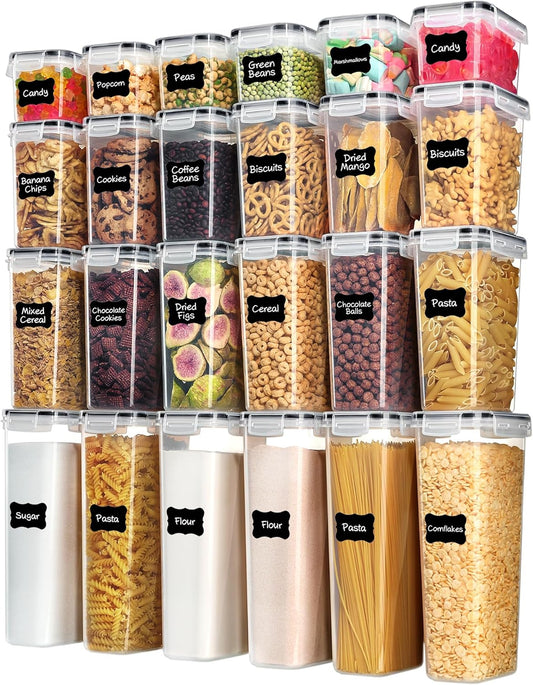 Airtight Food Storage Containers – 24-Piece BPA-Free Set