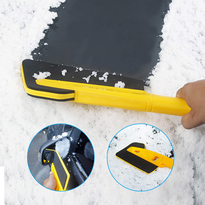 Pala de nieve multifuncional de estilo nuevo para coche, herramienta de limpieza de hielo y eliminación de nieve con mango largo y cepillo para el invierno