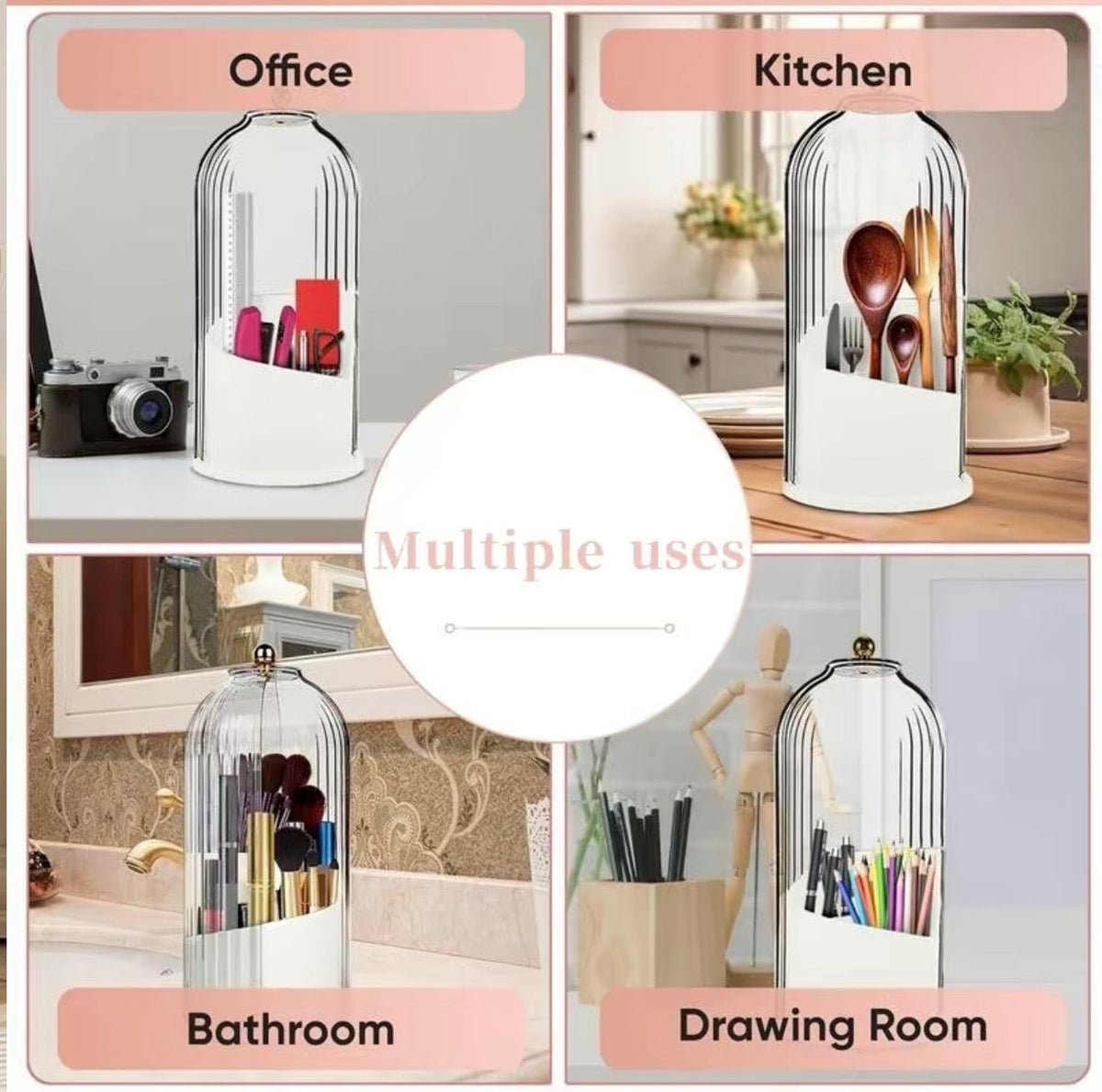Soporte para cepillos de dientes CleanSpin