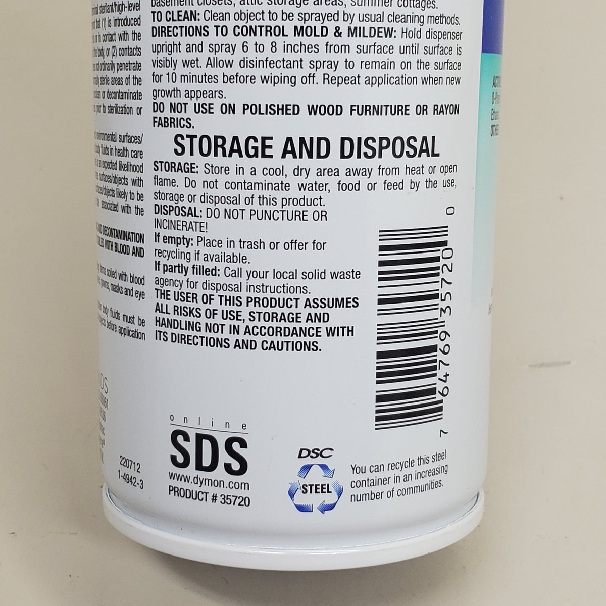 Aerosol desinfectante DYMON Medaphene Plus 15.5 oz ITW Pro Brands 431-3420