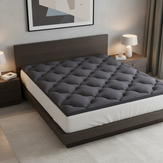Sobrecolchón Dark Cotton tamaño California King