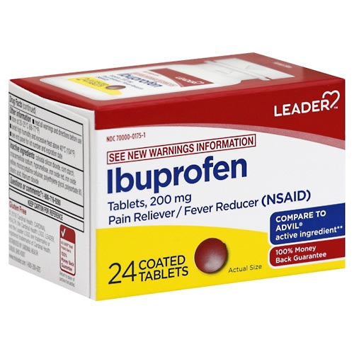 Leader Ibuprofeno, tabletas recubiertas de 200 mg