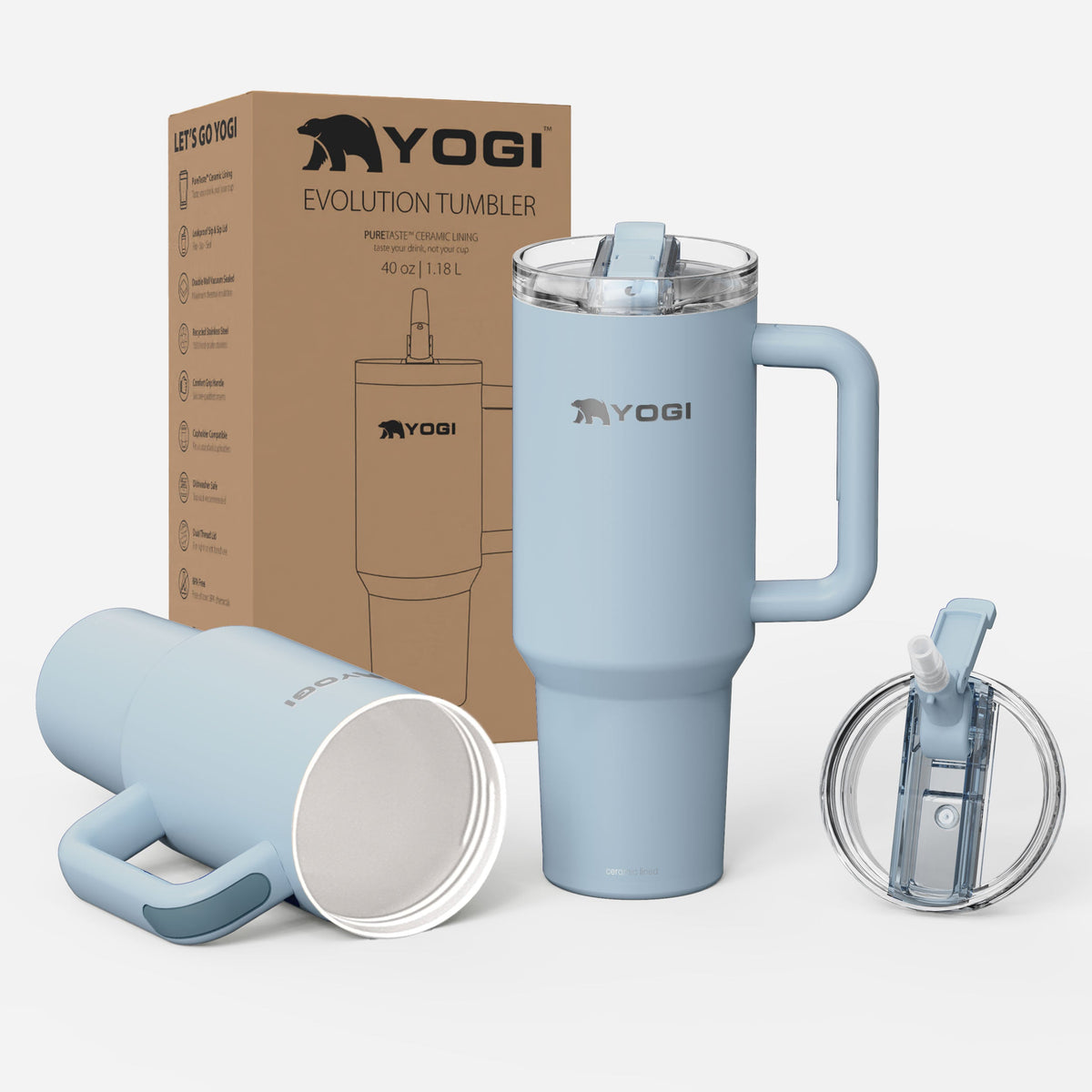 Vaso Evolution con revestimiento de cerámica