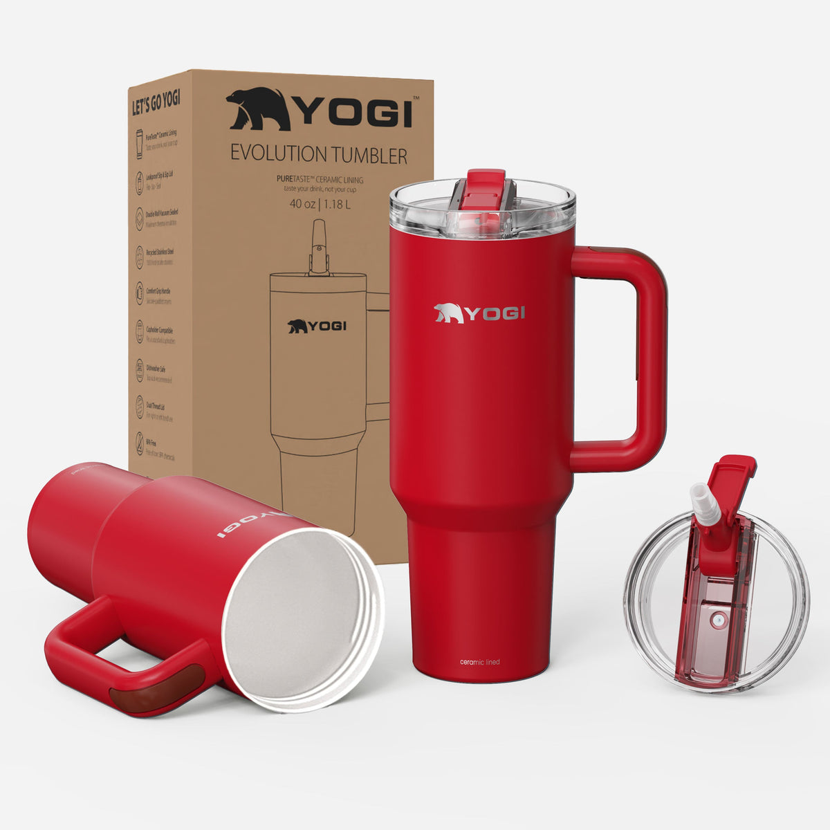 Vaso Evolution con revestimiento de cerámica