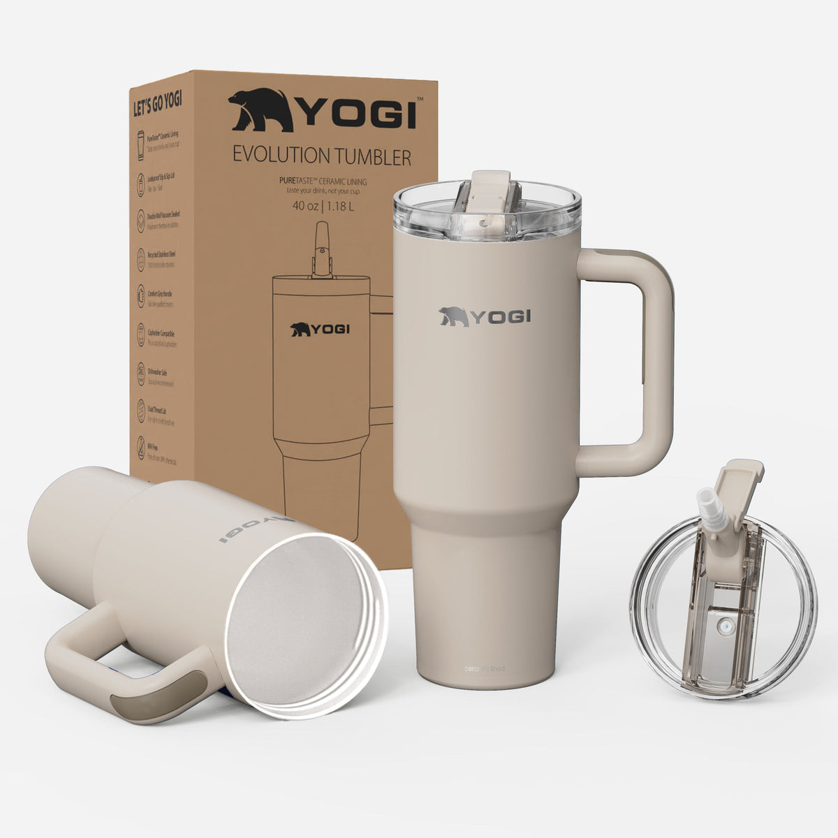 Vaso Evolution con revestimiento de cerámica