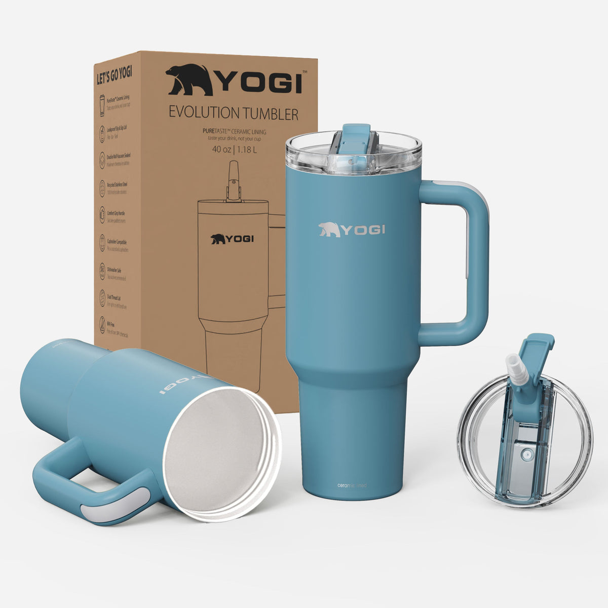 Vaso Evolution con revestimiento de cerámica