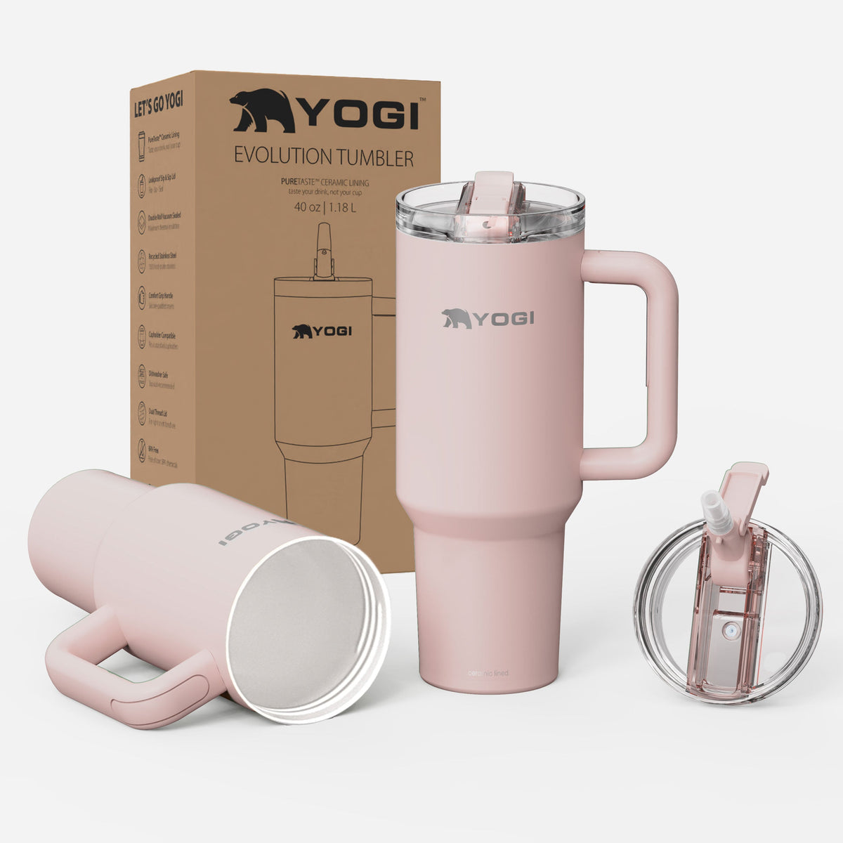 Vaso Evolution con revestimiento de cerámica