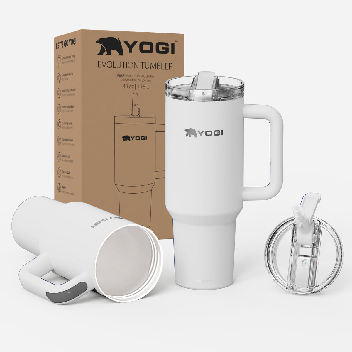 Vaso Evolution con revestimiento de cerámica