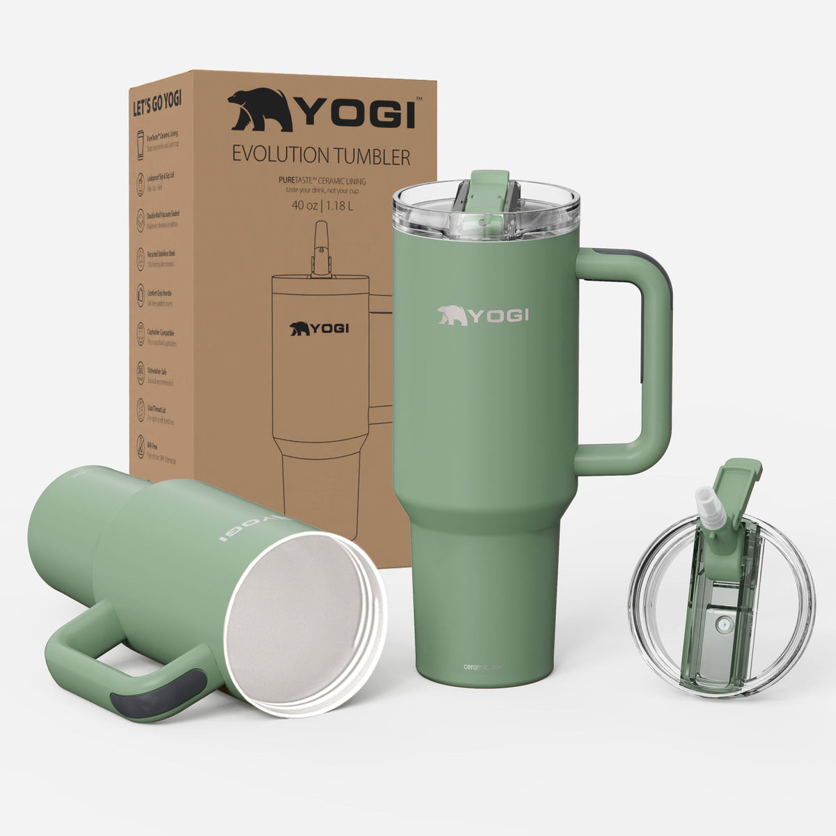 Vaso Evolution con revestimiento de cerámica