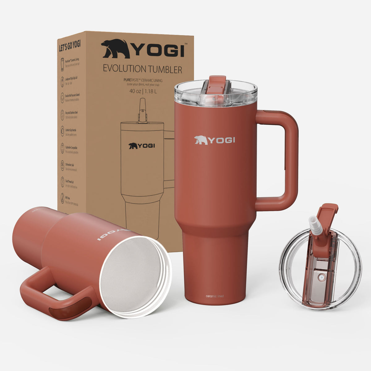 Vaso Evolution con revestimiento de cerámica