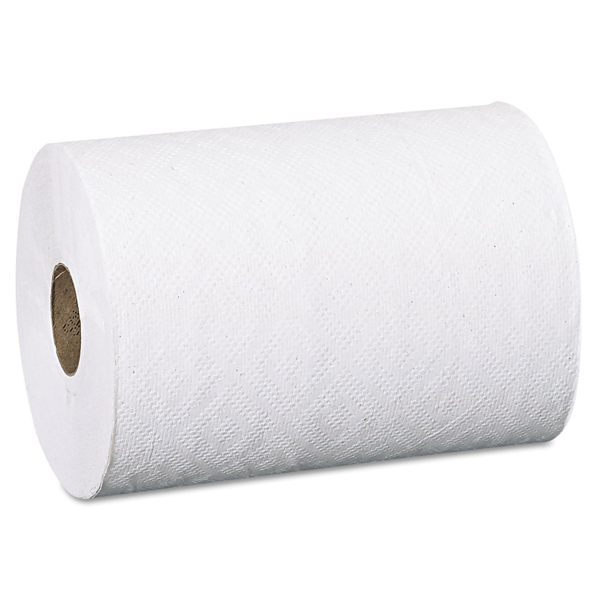 Toallas de papel Georgia Pacific Pacific Blue Basic sin perforar, 7.88" x 350 pies, blancas, 12 rollos/caja