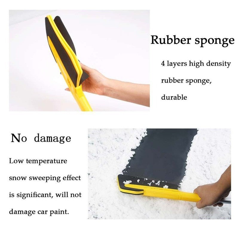 Pala de nieve multifuncional de estilo nuevo para coche, herramienta de limpieza de hielo y eliminación de nieve con mango largo y cepillo para el invierno