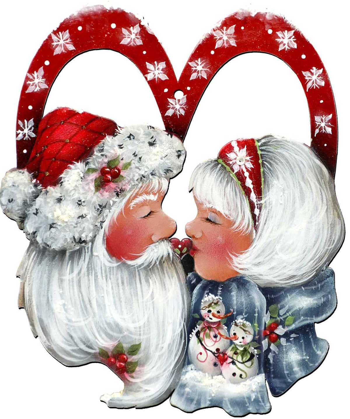¡Feliz Kissmas! Decoración para puerta navideña por Jamie Mills-Price - Decoración navideña - 8457514H