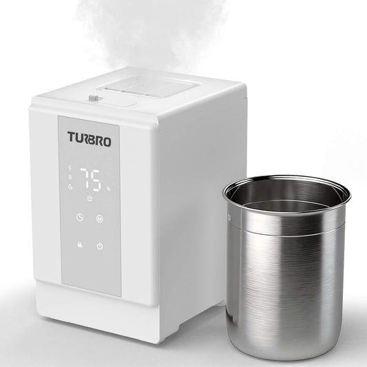 Humidificador de vapor y neblina tibia Greenland 4L de acero inoxidable