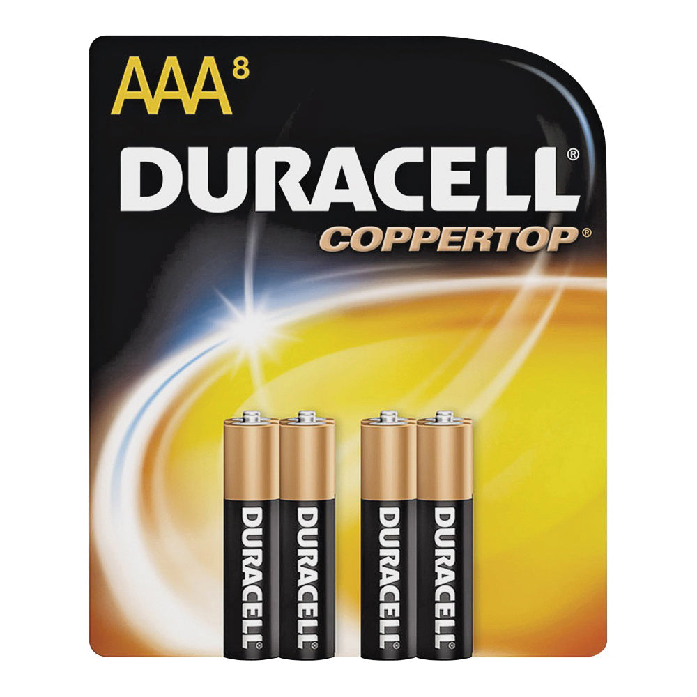 Pila alcalina AAA Duracell®, paquete de 10 x 8 unidades