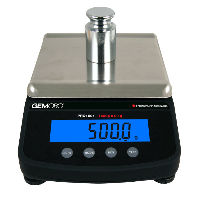 Báscula digital profesional KG, G, 1600g x 0.1g - GEMORO PRO1601