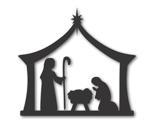 Nacimiento de metal | Nacimiento navideño de metal | 15 opciones de color