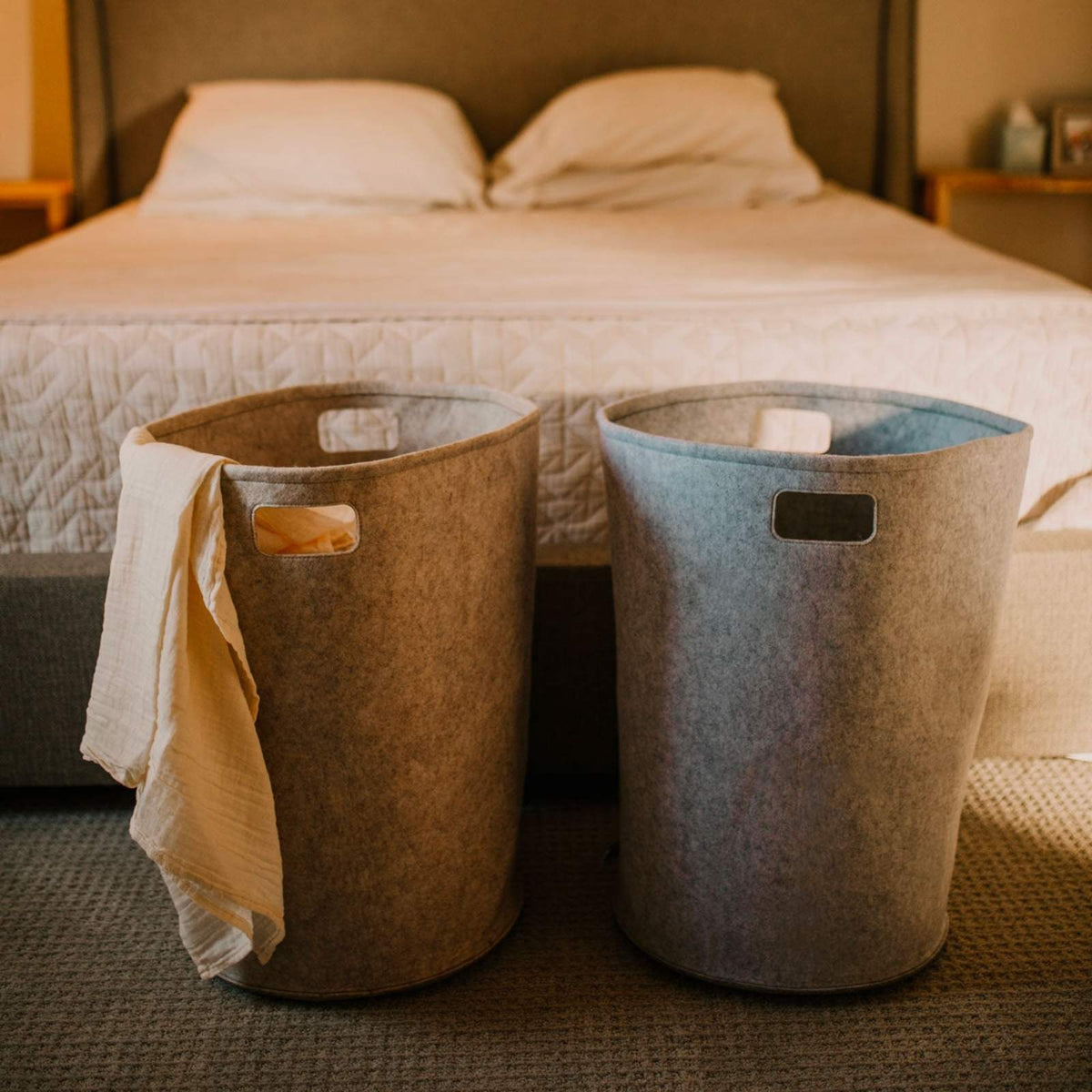 Felt Laundry Hamper