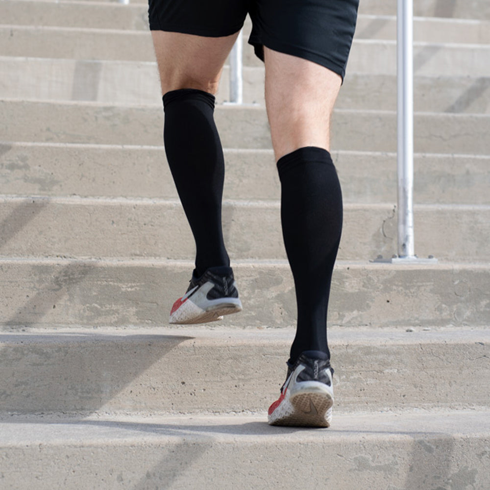 Calcetines de compresión hasta la rodilla - Paquete de 3 colores sólidos