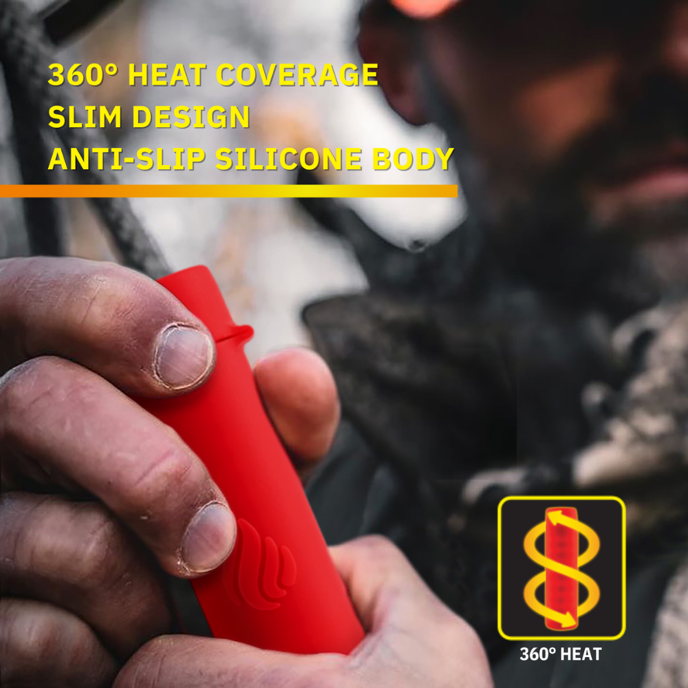 POWERPAW 501 مدفأة يد كهربائية قابلة لإعادة الشحن ومقاومة للماء بمعيار IP67
