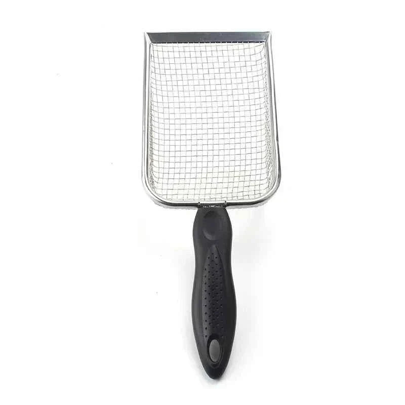 Long Handle Stainless Steel Cat Litter Scoop