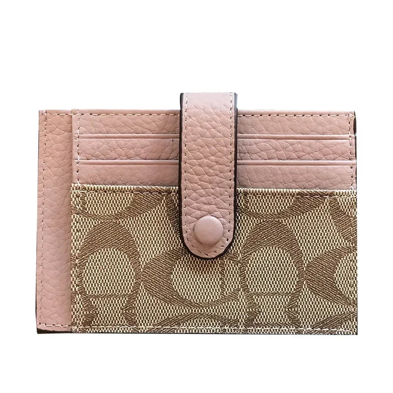 Cartera compacta con RFID para mujer | Tarjetero delgado y monedero