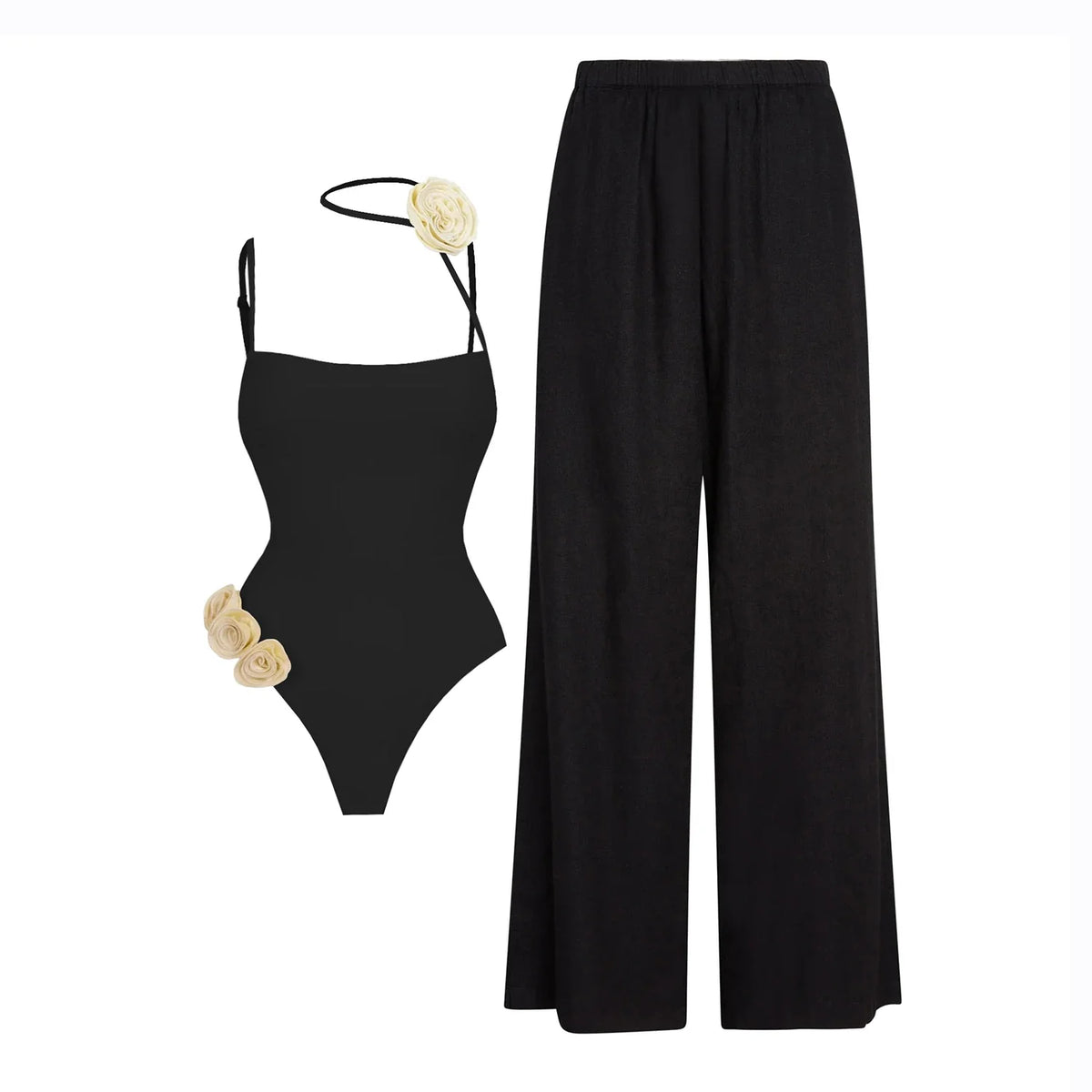 Traje de baño de una pieza con realce, novedad 2025, bañador con volantes, ropa de playa para mujer, falda envolvente, pareo sexy para la playa