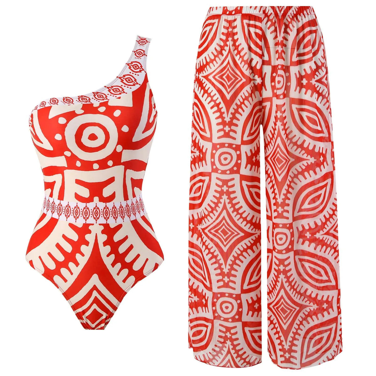 Traje de baño de una pieza con realce, novedad 2025, bañador con volantes, ropa de playa para mujer, falda envolvente, pareo sexy para la playa