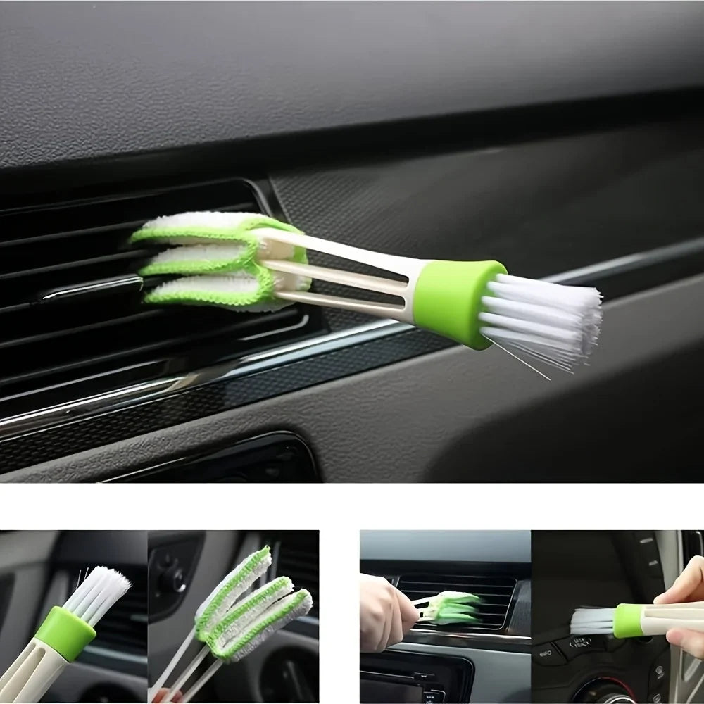 Nuevo kit de limpieza para coche: cepillo de taladro, set de brochas para detallado, limpiador de rejillas de aire acondicionado, toalla y pulidora, herramientas para detallado automotriz
