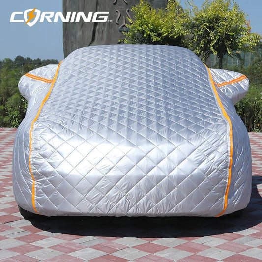 Car Covers Winter Windshield Resistant Cover Snow Hail Proof Protect Outdoor Awning Auto Front Windscreen Frost Prevention Outer | CORNING Winter Car Cover