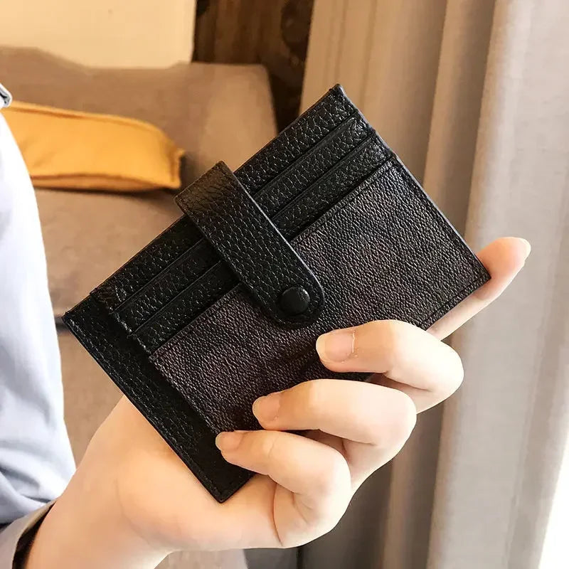 Cartera compacta con RFID para mujer | Tarjetero delgado y monedero