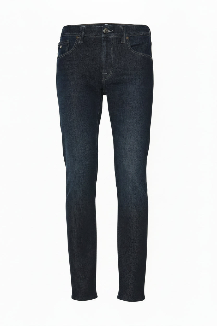 Tramarossa Jeans de tela vaquera oscura y lisa