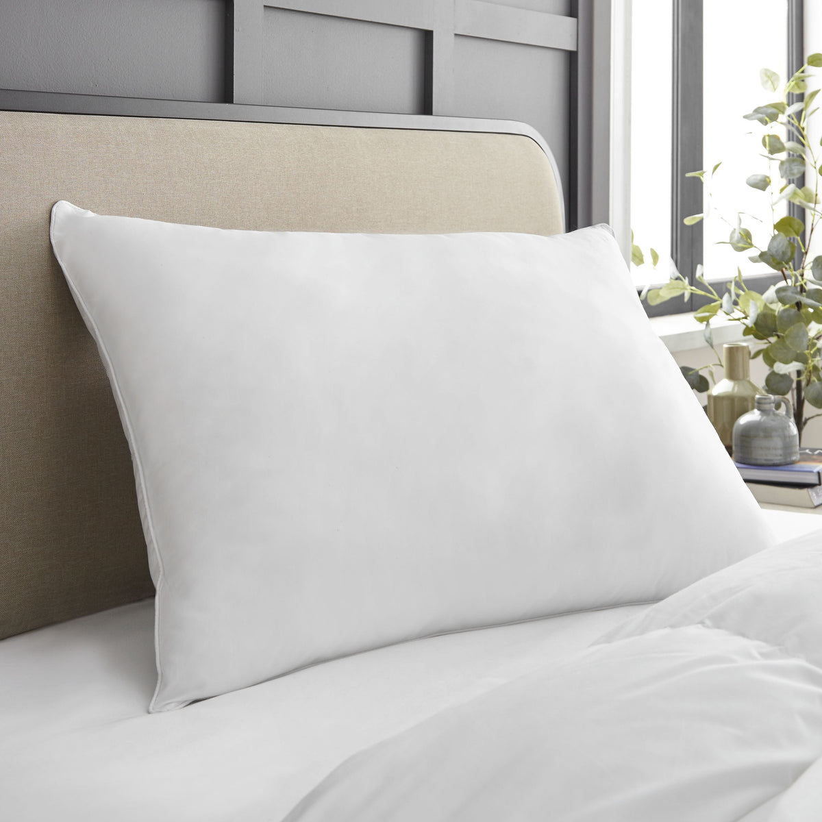 Almohada de fibra hueca sintética