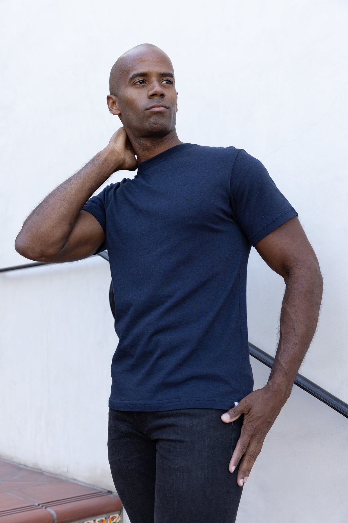 Camiseta de bambú viscosa para hombre – Algodón orgánico, corte clásico