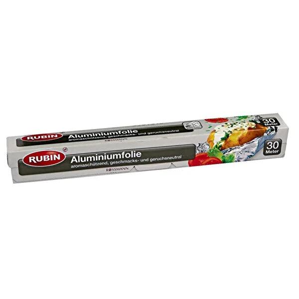 Rollo de papel de aluminio Rubin 30 m: solución hermética de almacenamiento de alimentos para cocineros caseros
