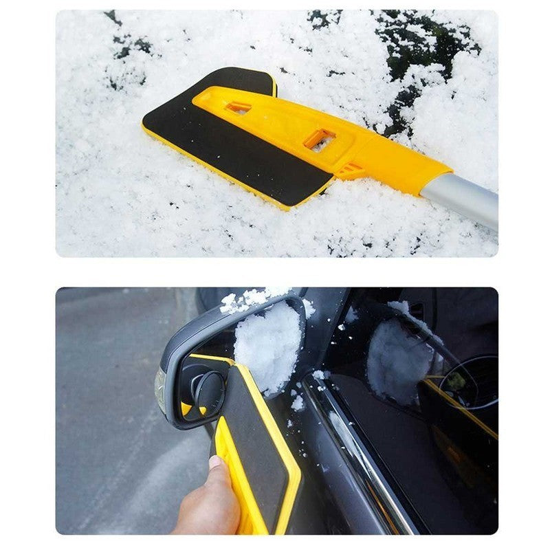 Pala de nieve multifuncional de estilo nuevo para coche, herramienta de limpieza de hielo y eliminación de nieve con mango largo y cepillo para el invierno