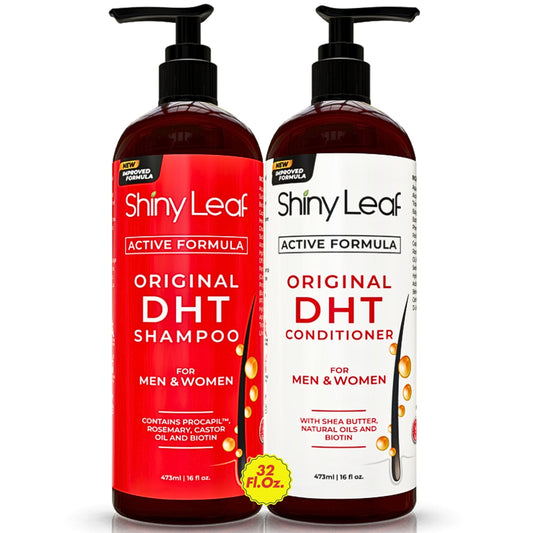 DHT Blocker Anti Hair Loss Shampoo and Conditioner set with Biotin (2 x 16 Oz)
