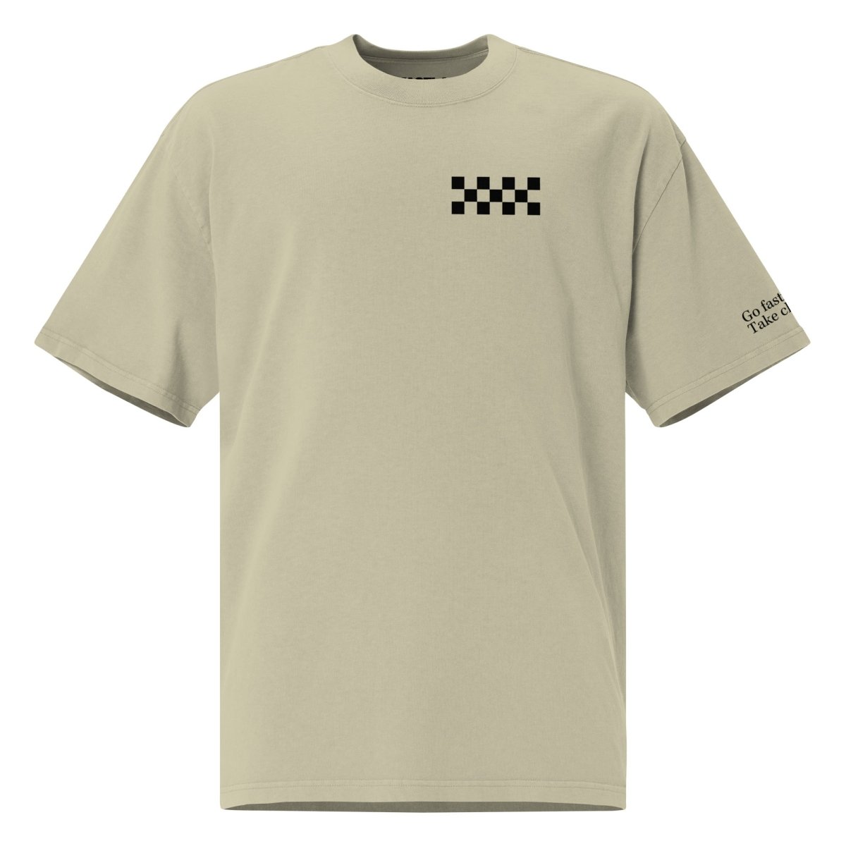 FastLap Supply Checkers or Wreckers - camiseta oversize deslavada