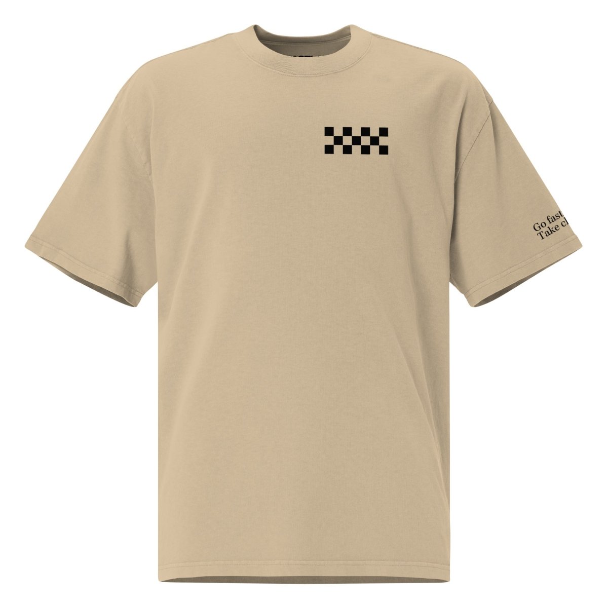 FastLap Supply Checkers or Wreckers - camiseta oversize deslavada