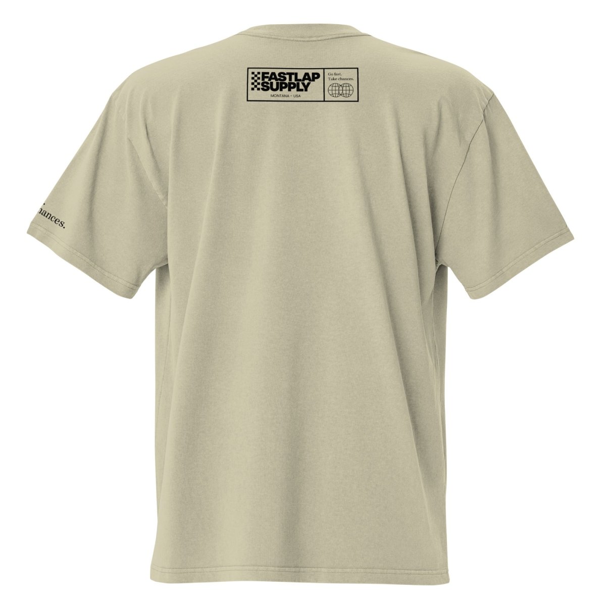 FastLap Supply Checkers or Wreckers - camiseta oversize deslavada