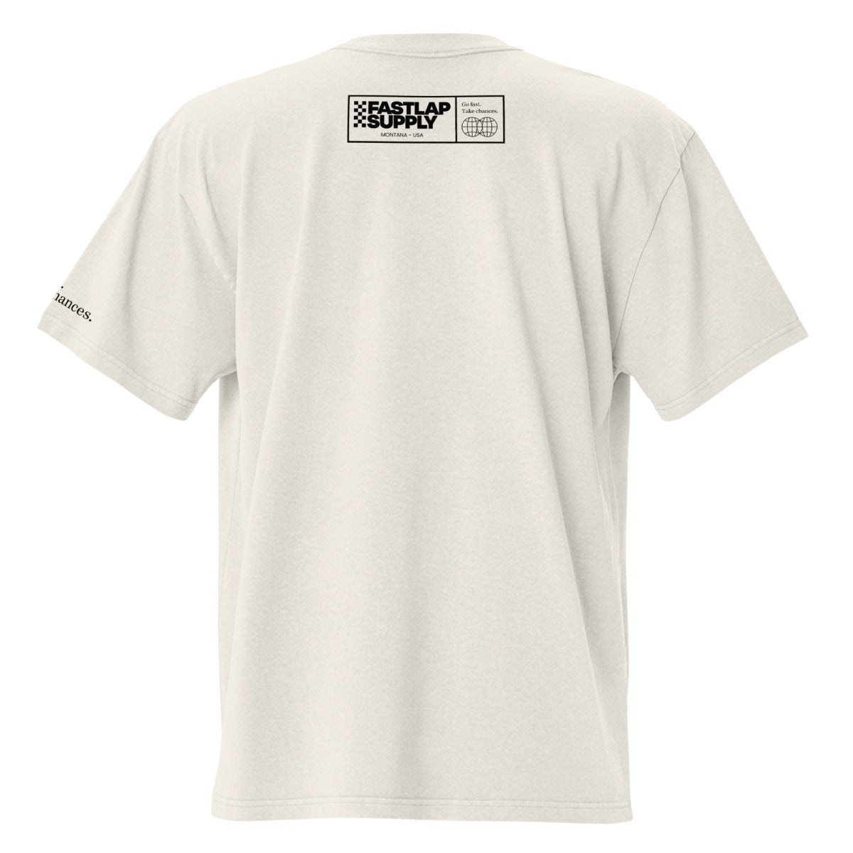 FastLap Supply Checkers or Wreckers - camiseta oversize deslavada