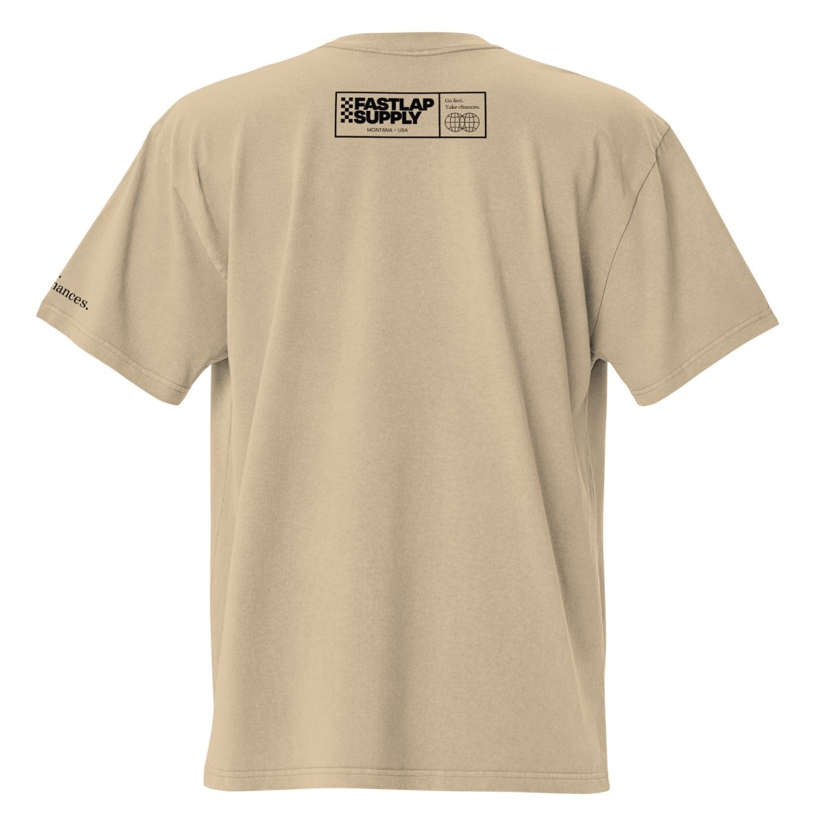 FastLap Supply Checkers or Wreckers - camiseta oversize deslavada