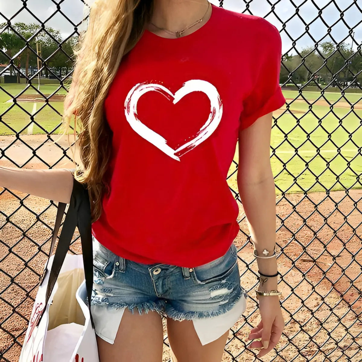 Camisetas estampadas estilo Harajuku para mujer