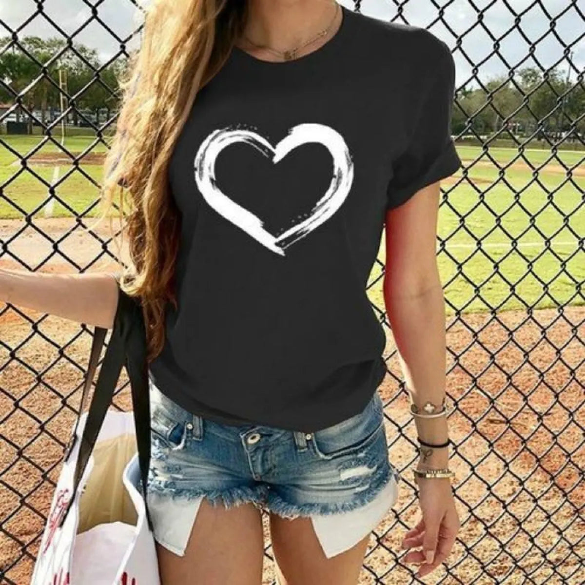 Camisetas estampadas estilo Harajuku para mujer