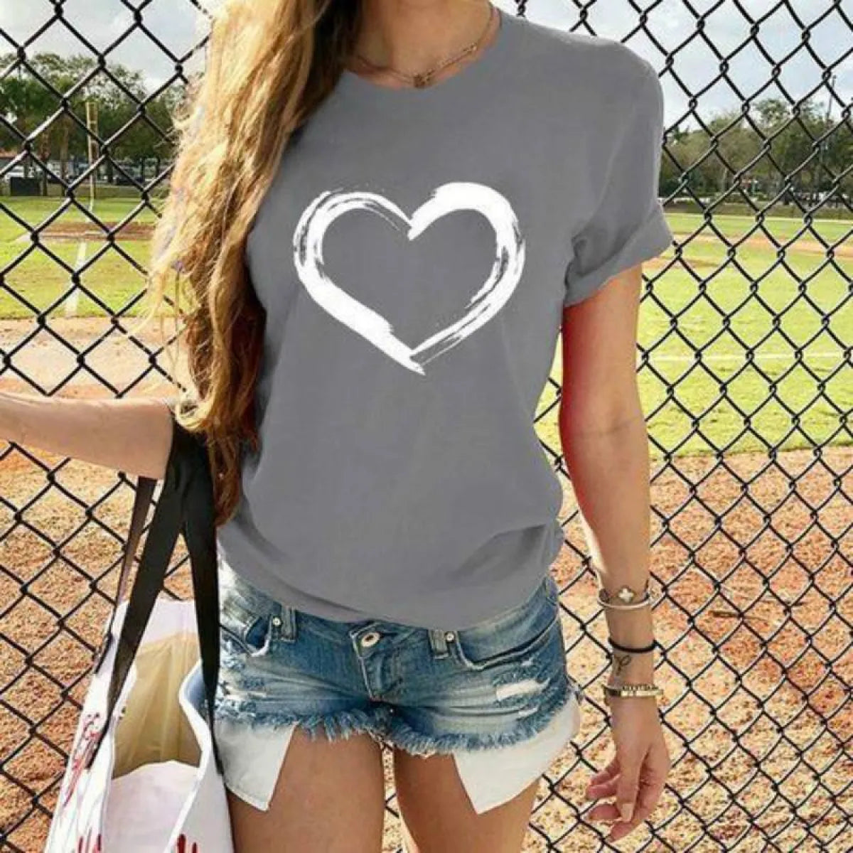Camisetas estampadas estilo Harajuku para mujer
