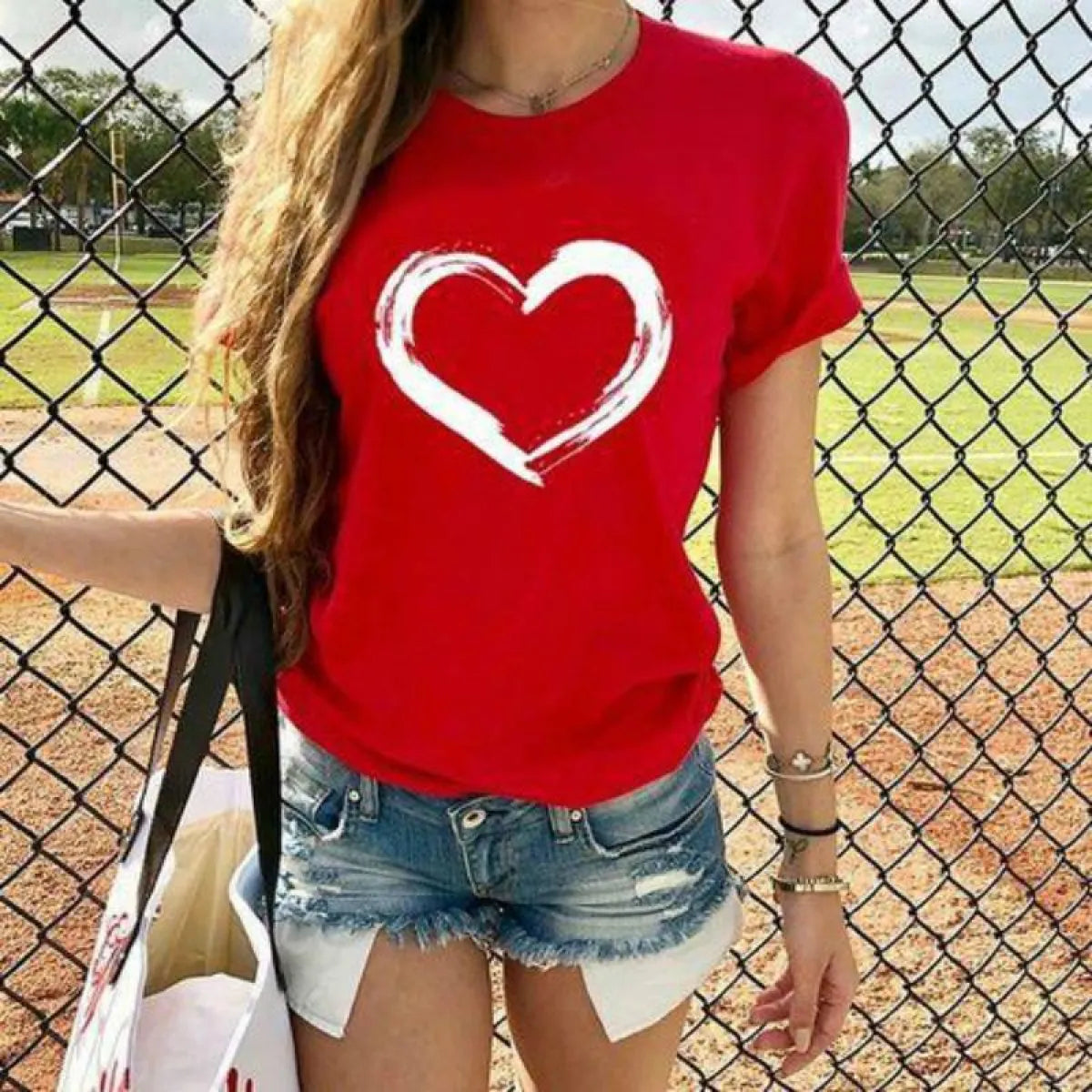 Camisetas estampadas estilo Harajuku para mujer