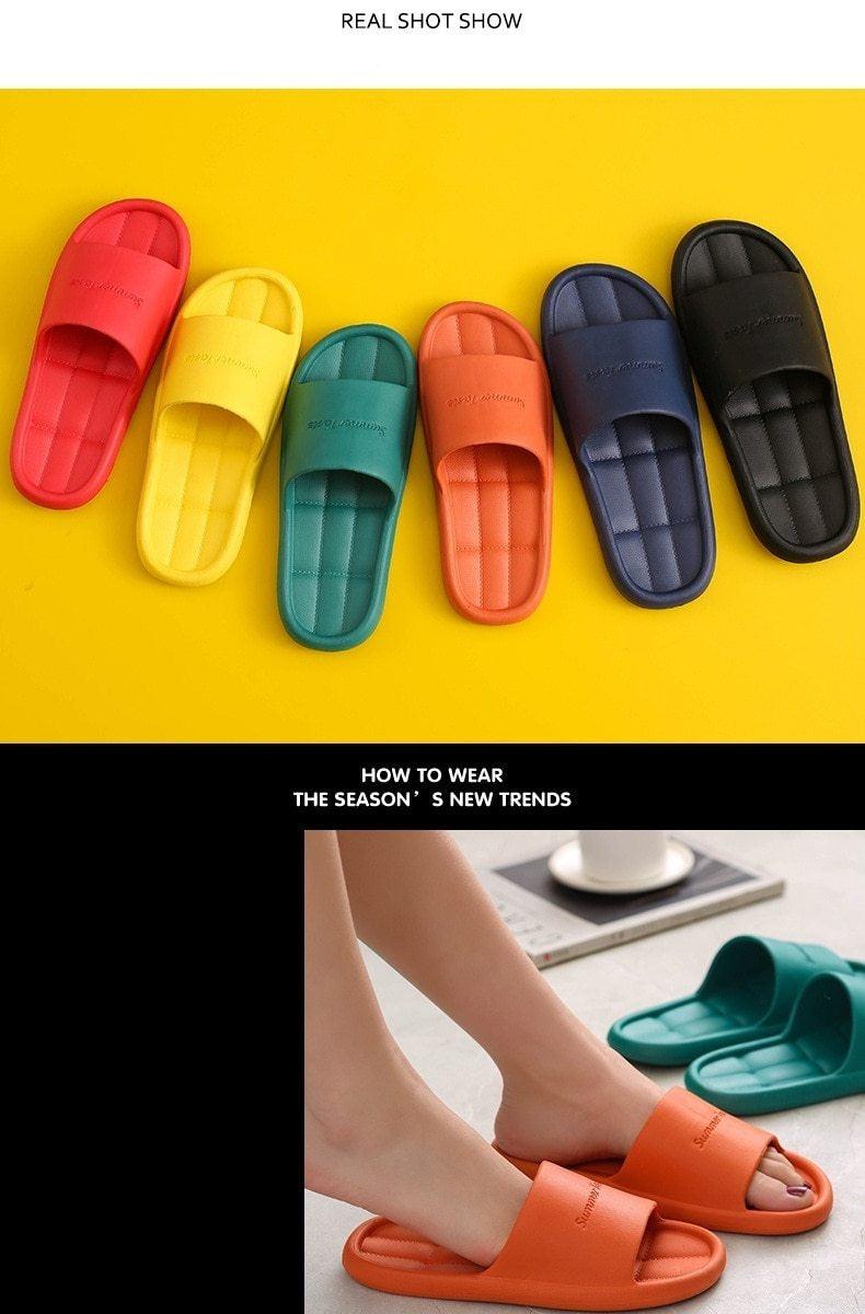Calzado de baño antideslizante para hombre, mujer, niño y niña; sandalias unisex para verano, casa, ducha, spa, piscina y gimnasio, planas y suaves.