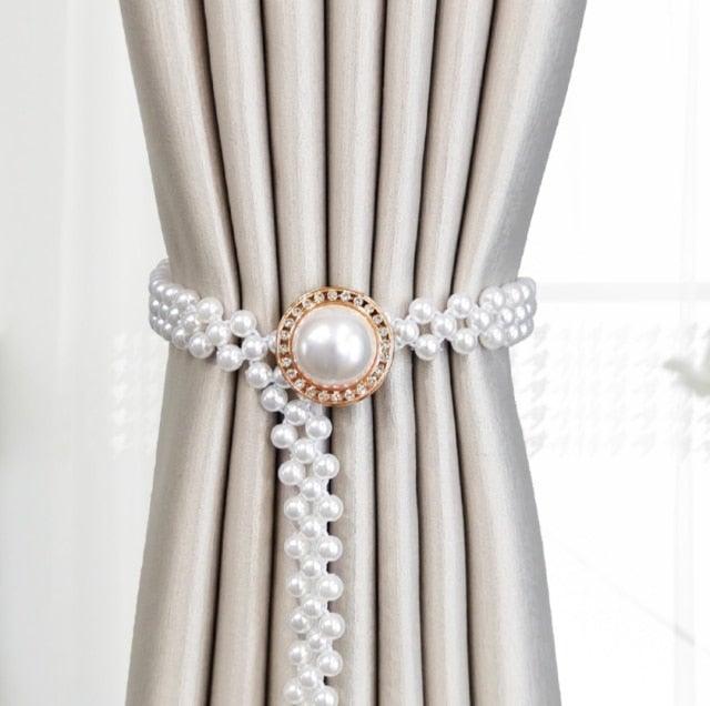 Abrazaderas para cortinas de alta calidad, soporte elástico, gancho con hebilla, clip, elegante y moderno, accesorio decorativo de poliéster para el hogar, práctico sujetador de cortinas, alzapaños hechos a mano para el hogar, cocina u oficina.